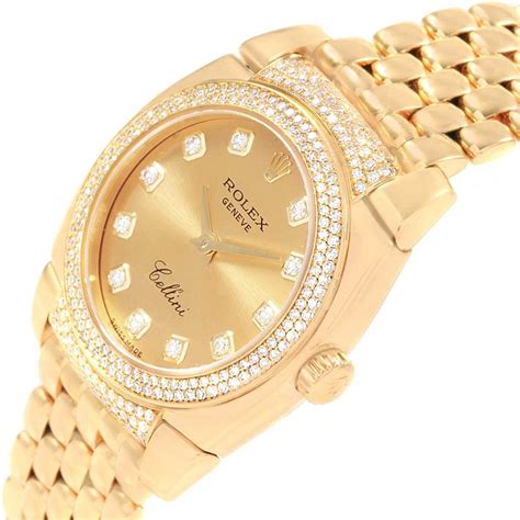 rolex cellini womens for sale|Rolex cellini diamond bezel.